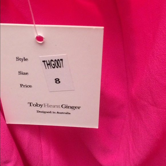 Esther Boutique hot pink mini dress sz 4 NWT - Picture 6 of 7